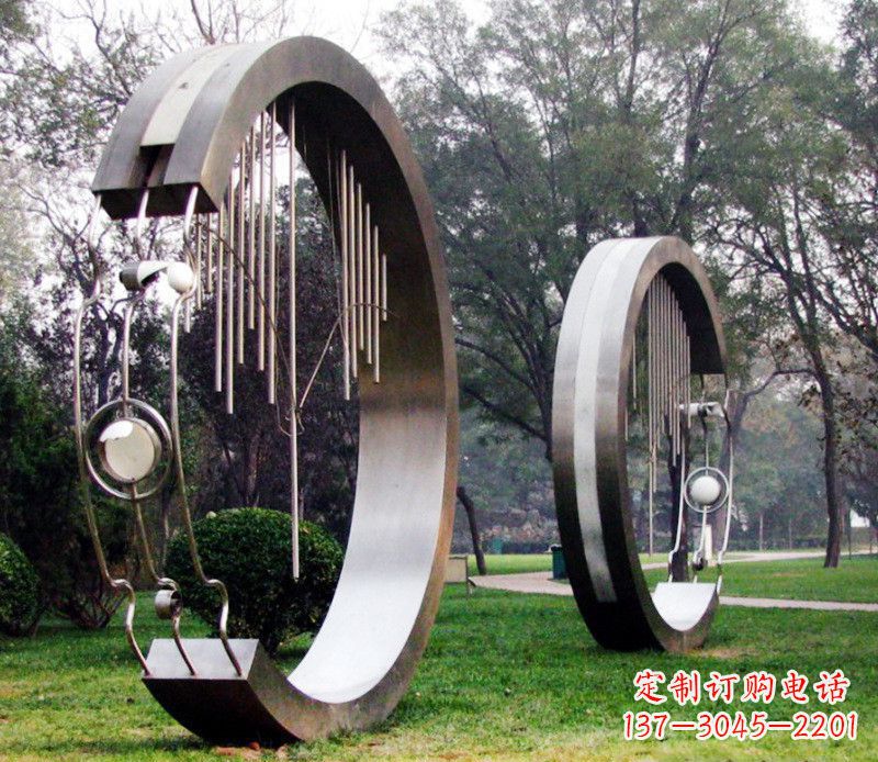 淄博不锈钢喷泉雕塑展示优雅之美