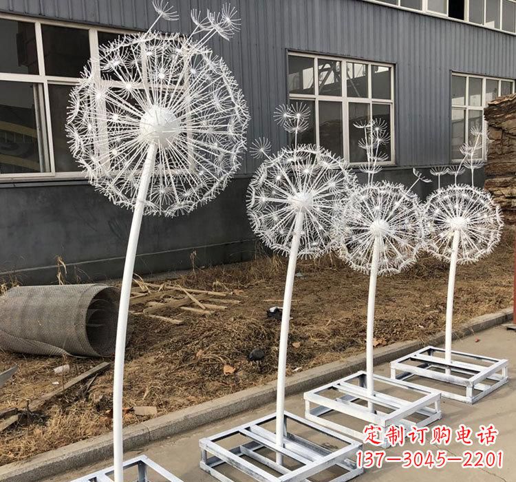 淄博不锈钢蒲公英——城市雕塑的精美瑰宝