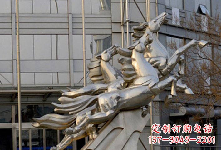 淄博不锈钢马雕塑——精致的艺术瑰宝