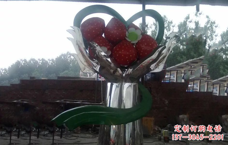 淄博不锈钢水果雕塑精美绝伦