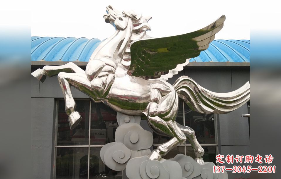 淄博不锈钢飞马雕塑艺术的精髓