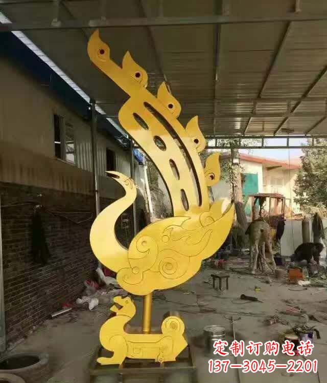 淄博不锈钢铁艺凤凰雕塑