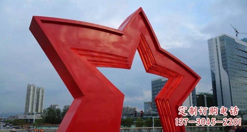 淄博不锈钢拱门雕塑——表达浓浓城市情怀