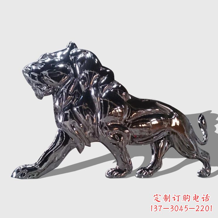 淄博不锈钢西洋狮子雕塑