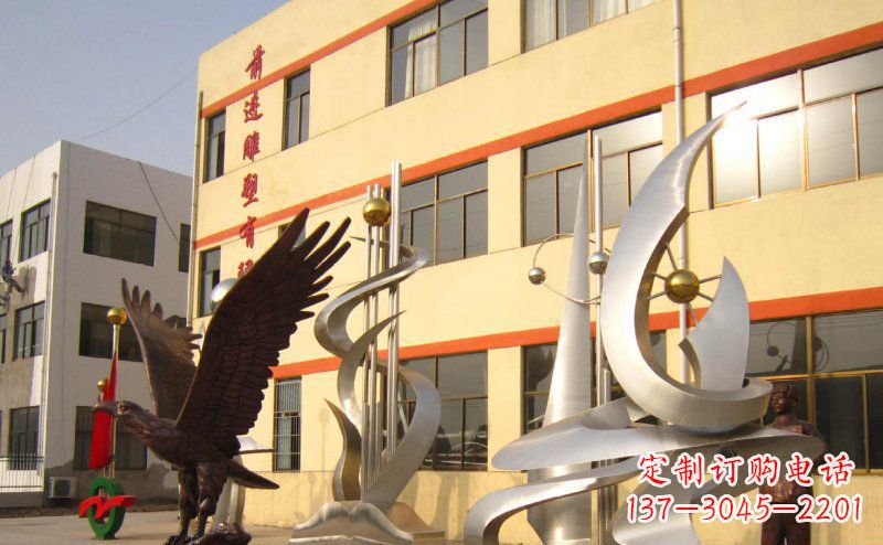 淄博不锈钢雄鹰雕塑