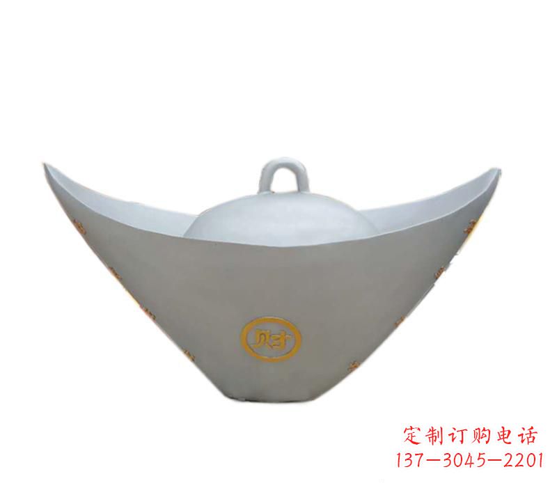 淄博非凡的不锈钢元宝雕塑