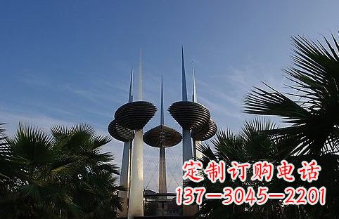 淄博不锈钢避雷针雕塑精致静谧的安全保护