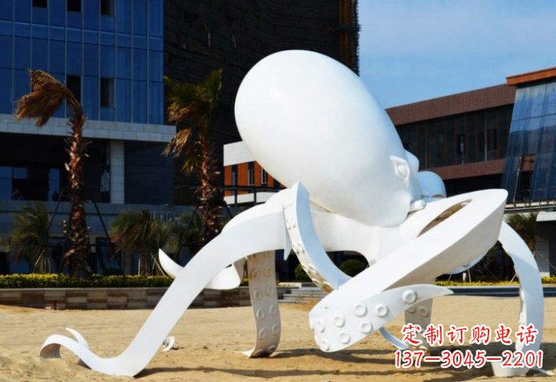 淄博精美的不锈钢章鱼雕塑