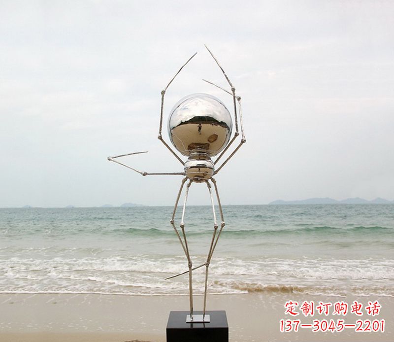 淄博不锈钢的蜘蛛侠雕塑