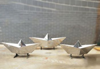 淄博不锈钢元宝雕塑精致的艺术品