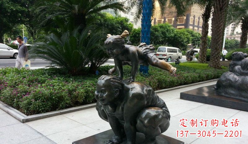 淄博精美山羊雕塑,点缀步行街
