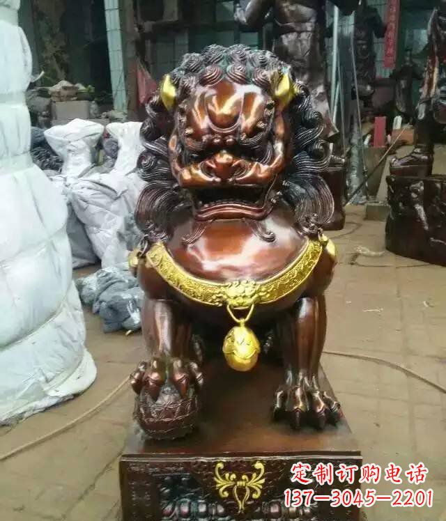 淄博狮子铜雕——一件传承着历史沉淀的艺术品