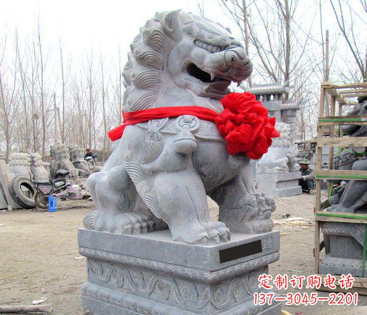 淄博雄壮狮子石雕——欢迎来到宁波