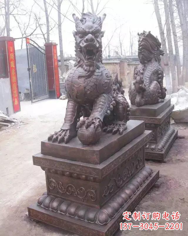 淄博麒麟雕塑古老而又神秘