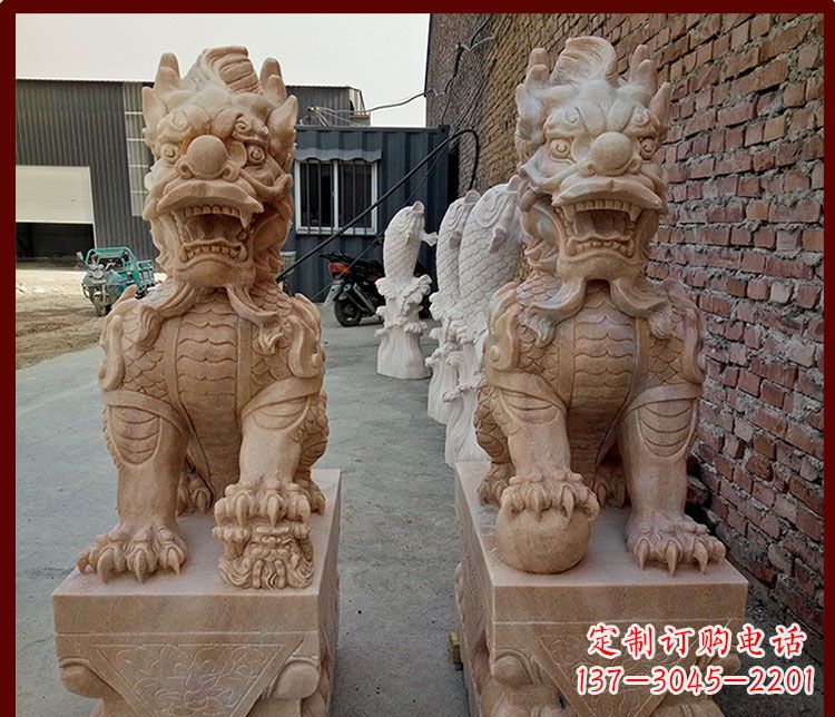 淄博麒麟门口雕塑——传承古老文化的精灵