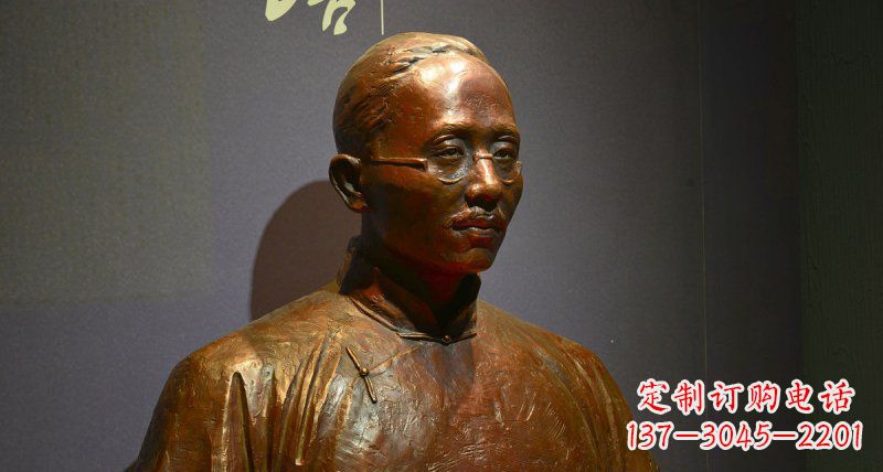 淄博蔡元培名人胸像铜雕