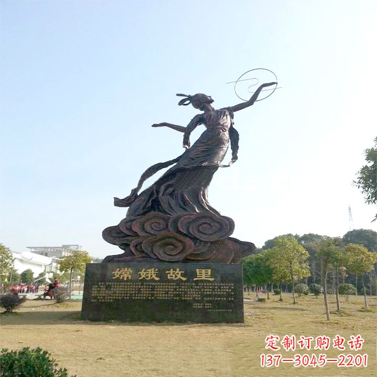 淄博嫦娥传说一座神秘的雕像