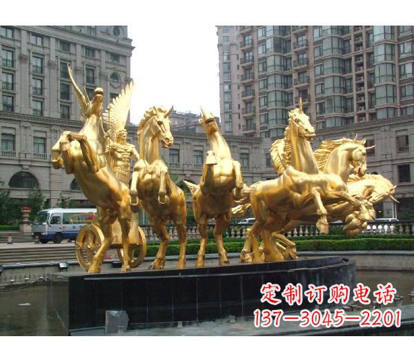 淄博阿波罗的象征——青铜雕塑
