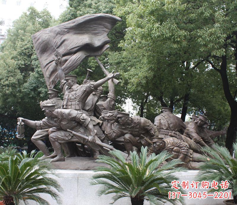 淄博革命战士的荣耀——铜雕的艺术之美