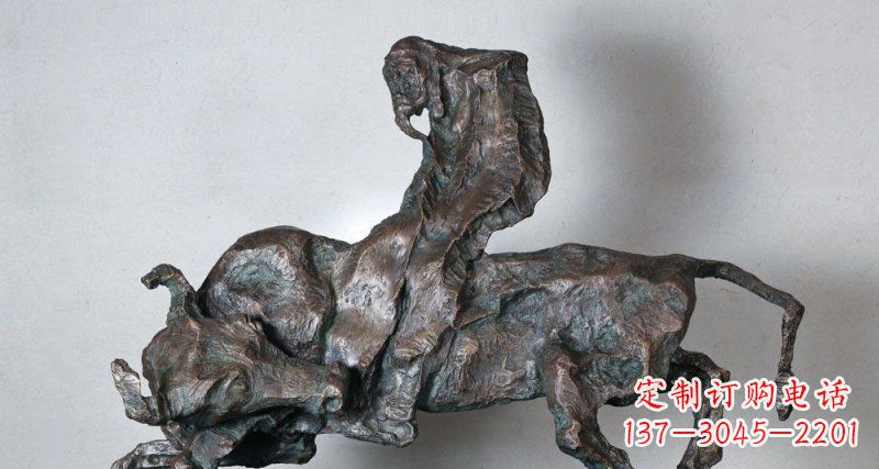 淄博精美的动物铜雕,赋予公园以灵性与生机