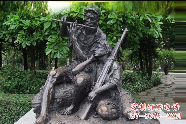 淄博红军战士雕塑——抒发军旅情怀