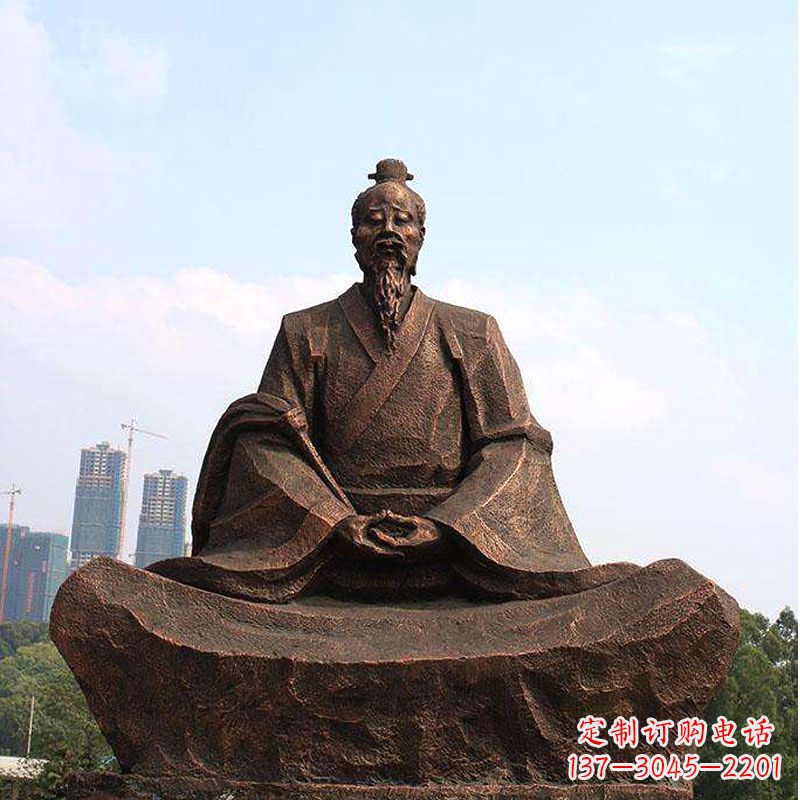 淄博葛洪雕塑传承历史、弘扬文化