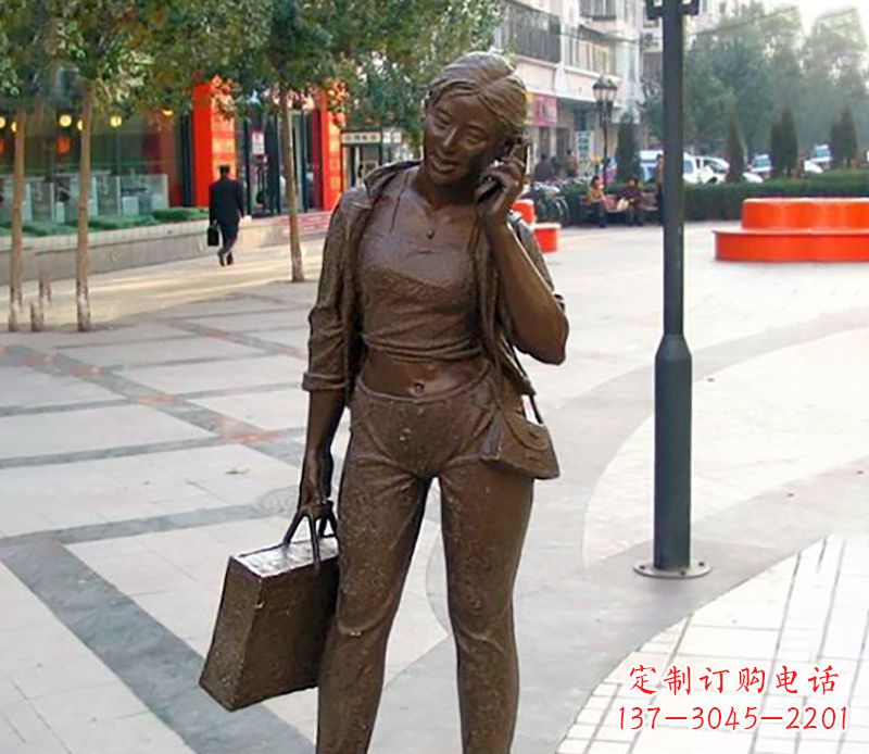 淄博通话女性雕塑
