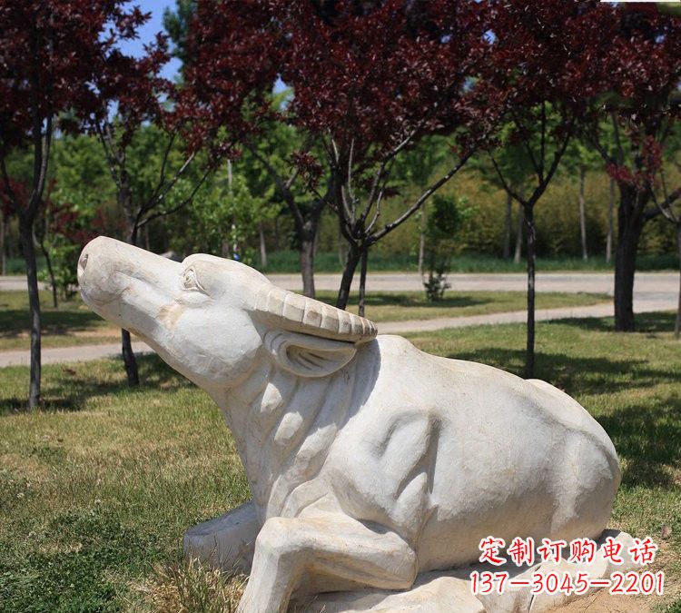 淄博大理石动物雕塑传承文化的艺术精品