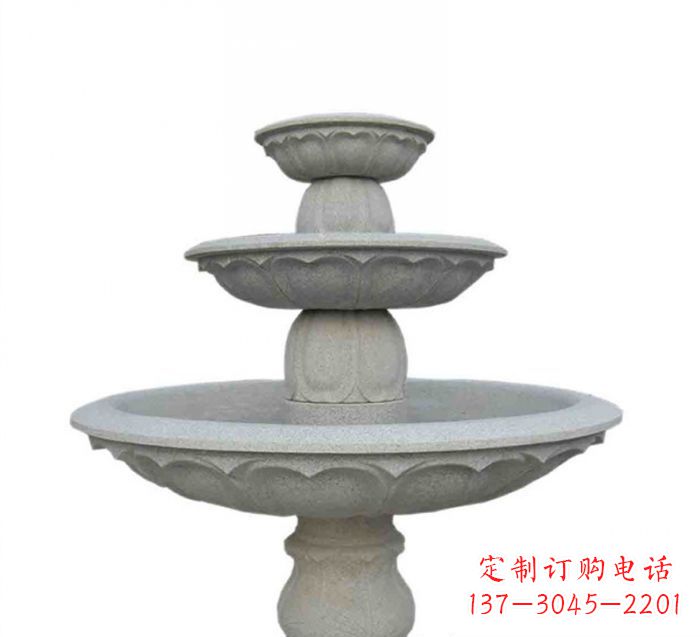 淄博大理石多层喷泉石雕——精美而充满灵性的艺术杰作