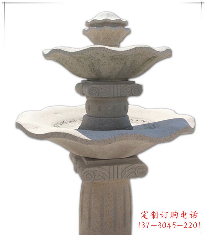 淄博大理石多层喷泉石雕精美绝伦的艺术形式