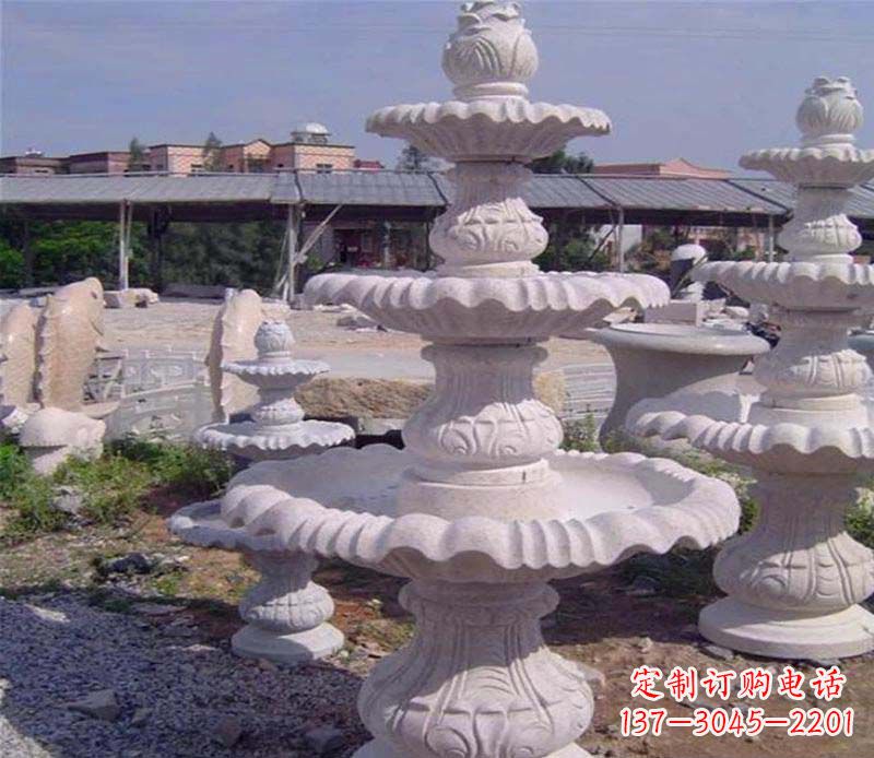 淄博石雕喷泉展现精美的艺术灵感