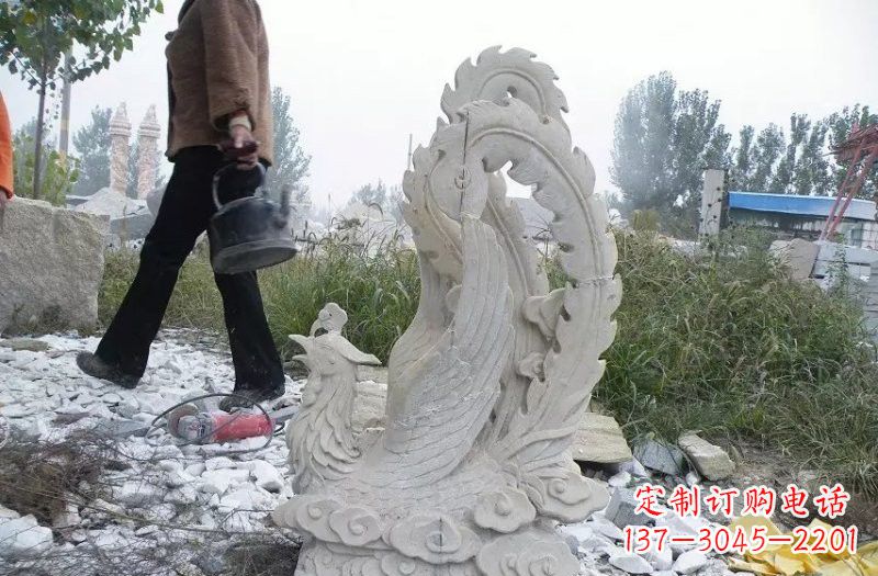 淄博凤凰雕塑传承瑰丽的古老文化