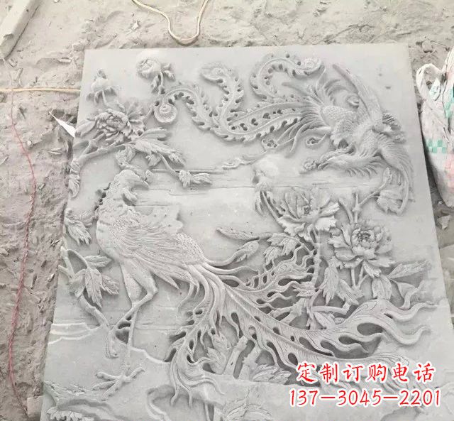 淄博精美的凤凰雕塑