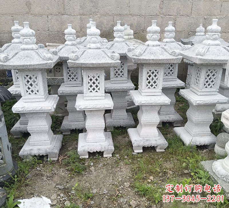 淄博精美大理石石灯雕塑