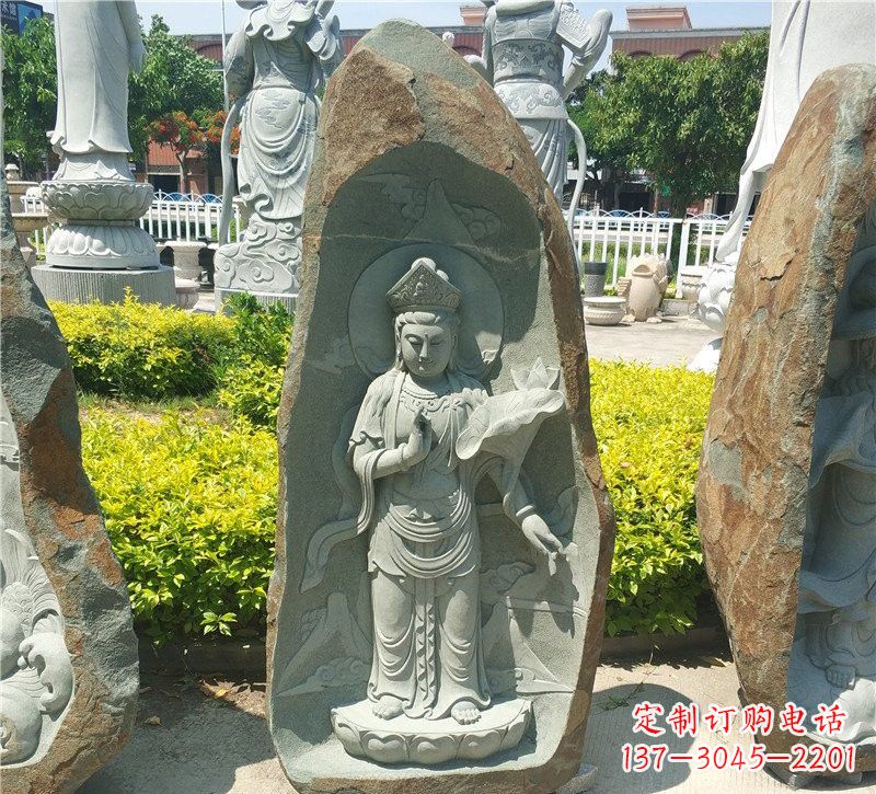 淄博大理石观音像,以灵性铭刻记忆