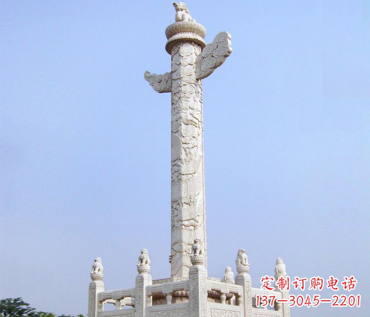 淄博大理石华表雕塑