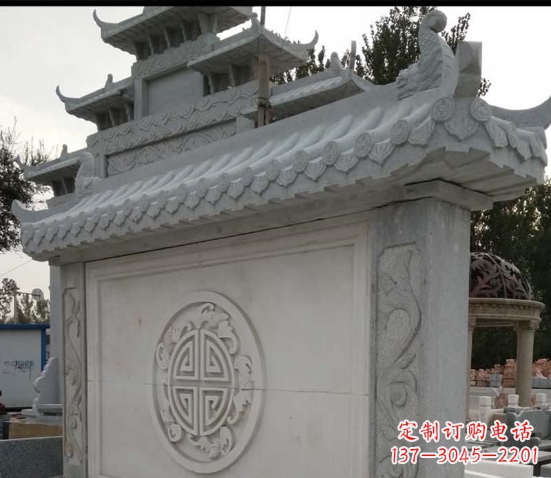 淄博精美大理石影壁雕塑