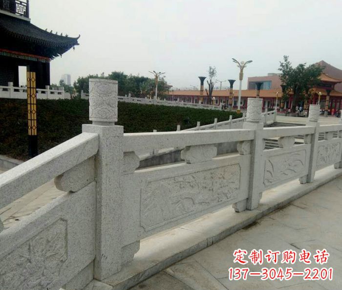 淄博精美大理石栏板雕塑