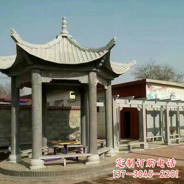 淄博大理石凉亭庭院亭子