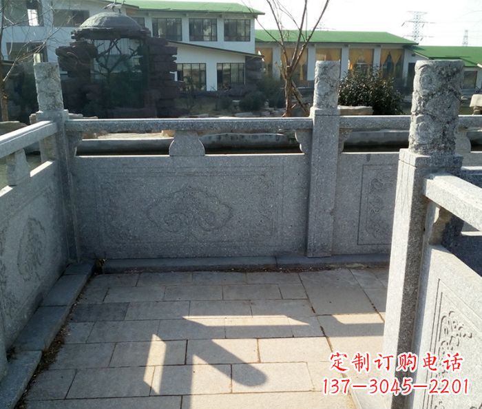 淄博精美大理石栏板雕塑