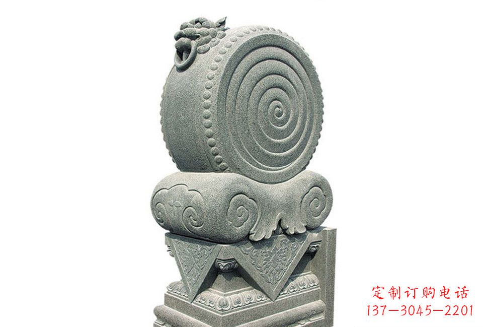 淄博门墩招财石雕