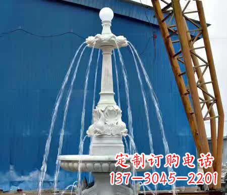 淄博精致大理石喷泉雕塑