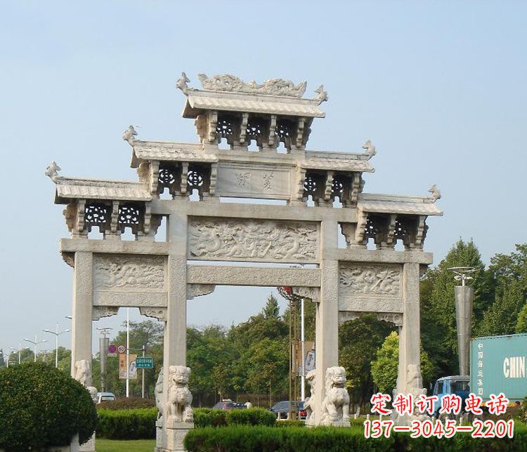 淄博大理石牌坊雕塑——精致纯粹、卓越优雅