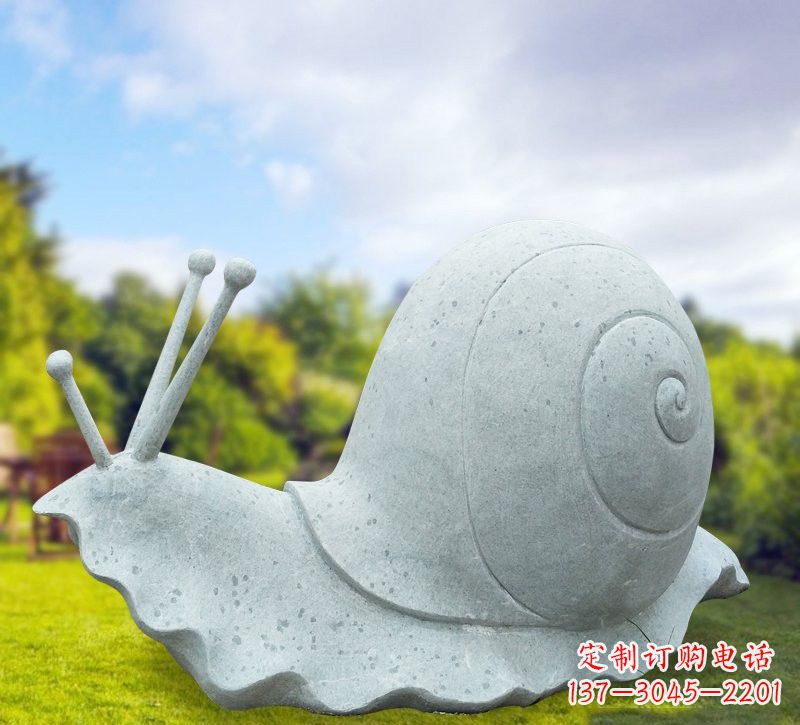 淄博大理石蜗牛雕塑