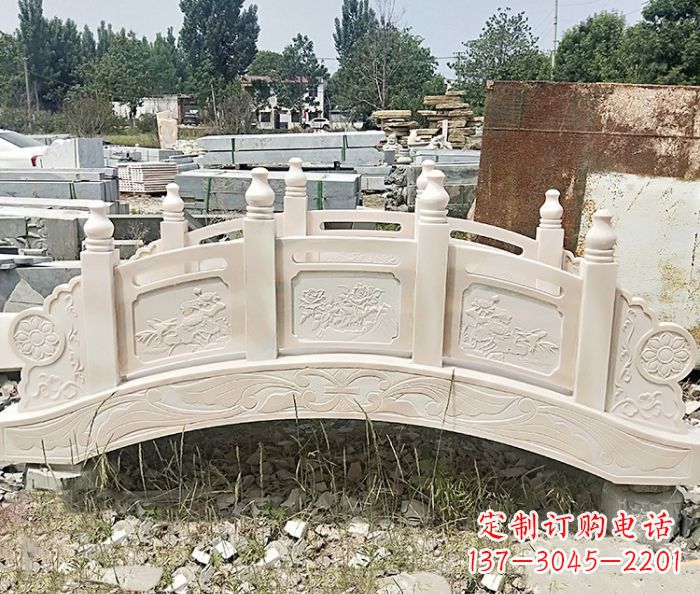 淄博大理石小型拱桥雕塑