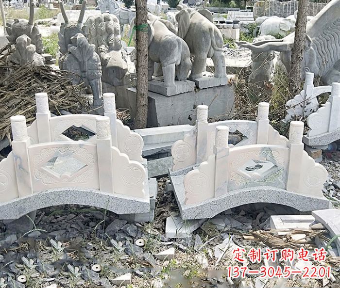 淄博精美大理石拱桥雕塑