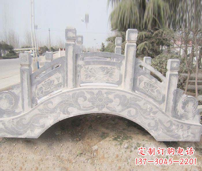 淄博精美大理石小型拱桥石雕