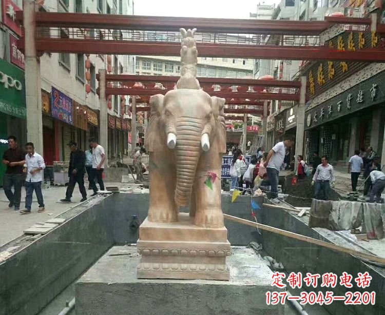淄博大象石材雕塑