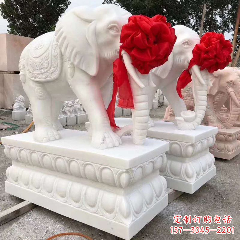 淄博大象石雕塑