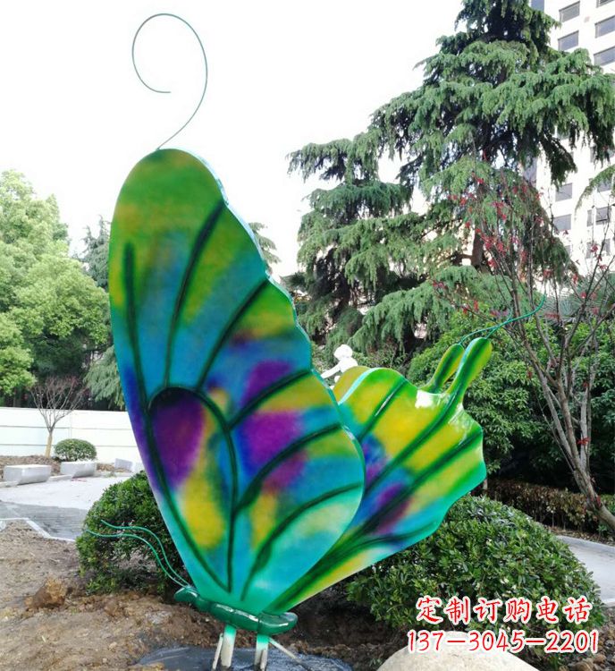 淄博不锈钢蝴蝶雕塑,装点城市广场